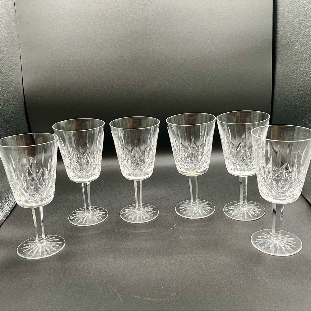 Collectible Waterford Crystal Goblets 7 Inch Tall 8-10 Ounce Handmade In Ireland - Picture 12 of 15